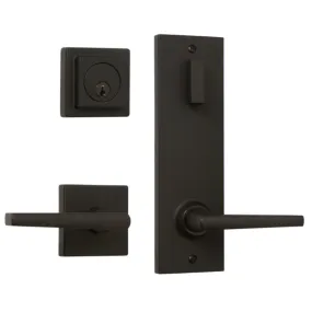 Interconnected Door Handleset, Black