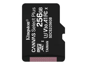 Kingston Flash-Card Canvas Select Plus - Microsdxc Uhs-I - 256 Gb