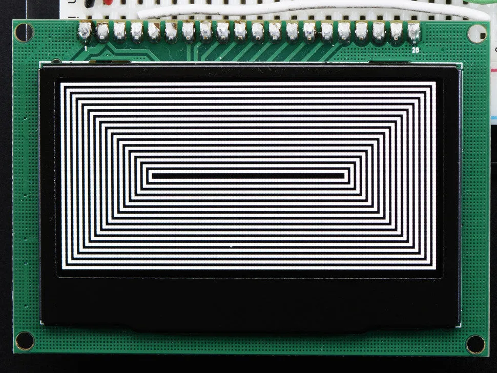 Monochrome 2.42" 128x64 OLED Graphic Display Module Kit