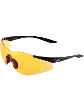 Snipefish® Orange Anti-Fog Lens, Matte Black Frame Safety Glasses - BH7615AF