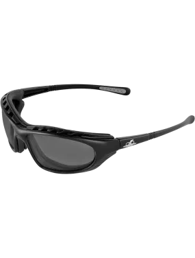 Steelhead® Smoke Anti-Fog Lens, Matte Black Frame Safety Glasses - BH1363AF